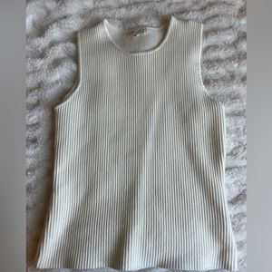 Long, ribbed tank top